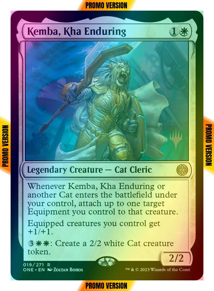 Kemba, Kha Enduring [19p] [Promo Pack] [Phyrexia: All Will Be One: Promos] [Foil]