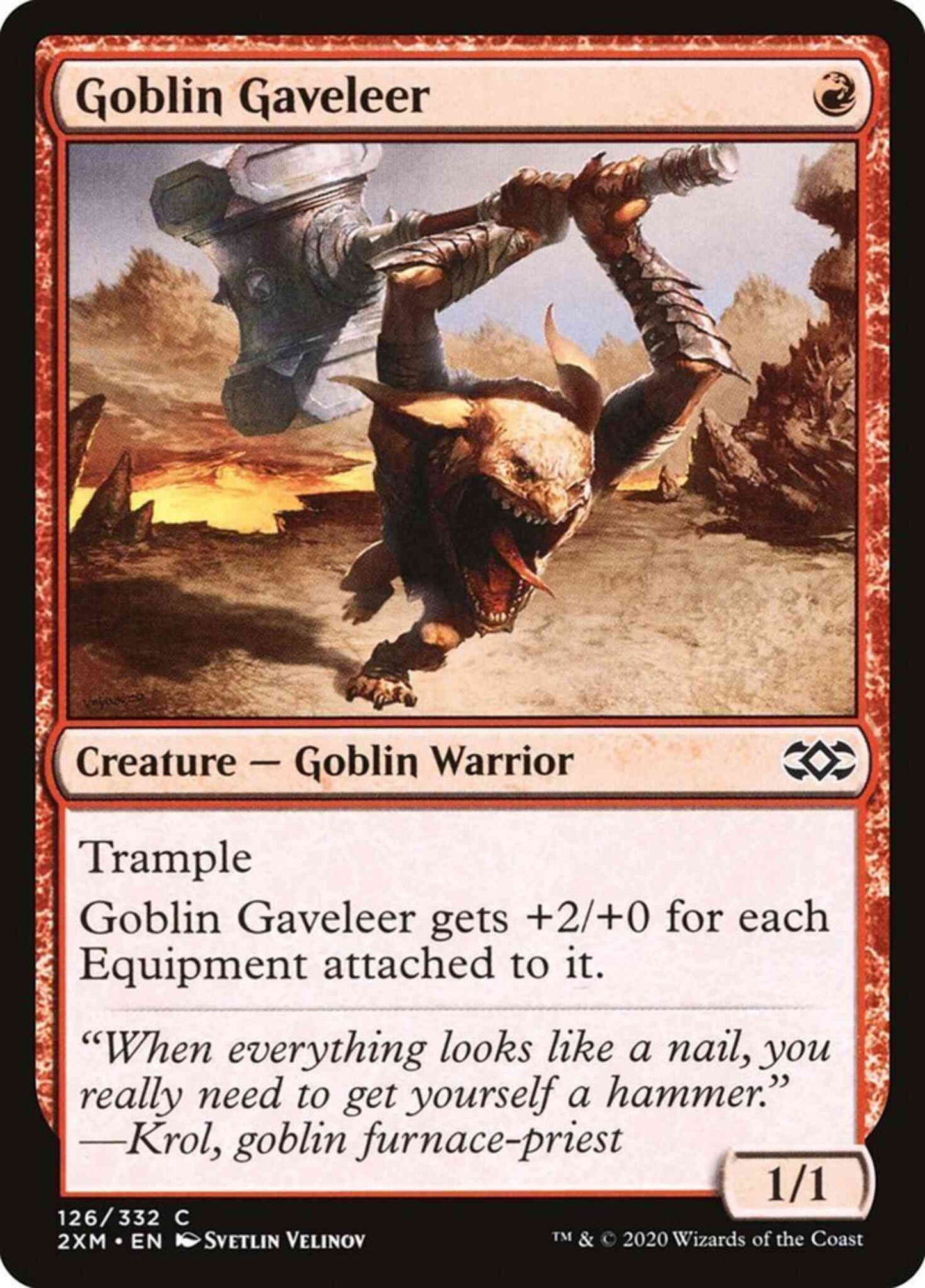Goblin Gaveleer [126] [Double Masters] [Non-Foil]