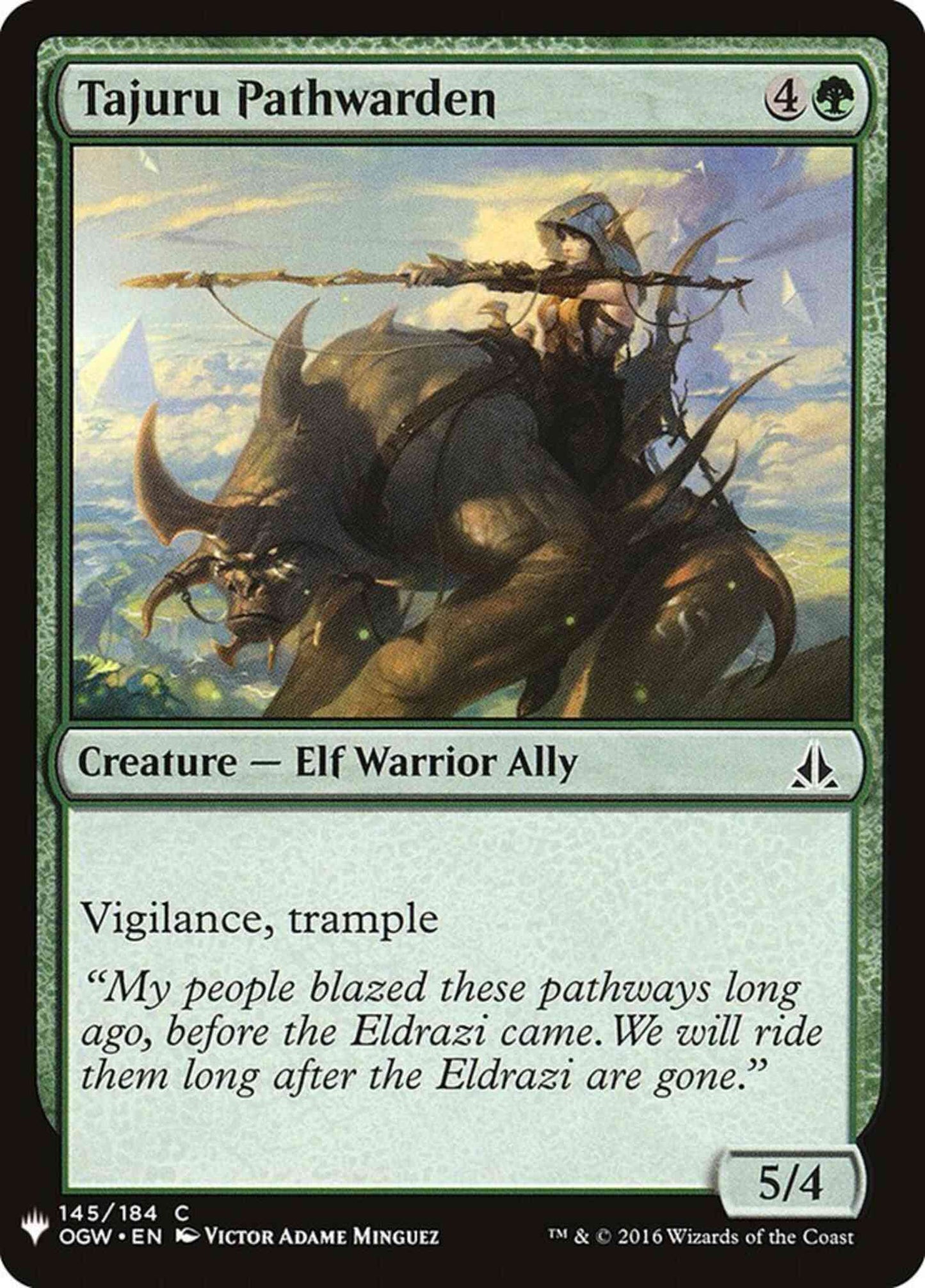 Tajuru Pathwarden [OGW-145] [The List] [Non-Foil]