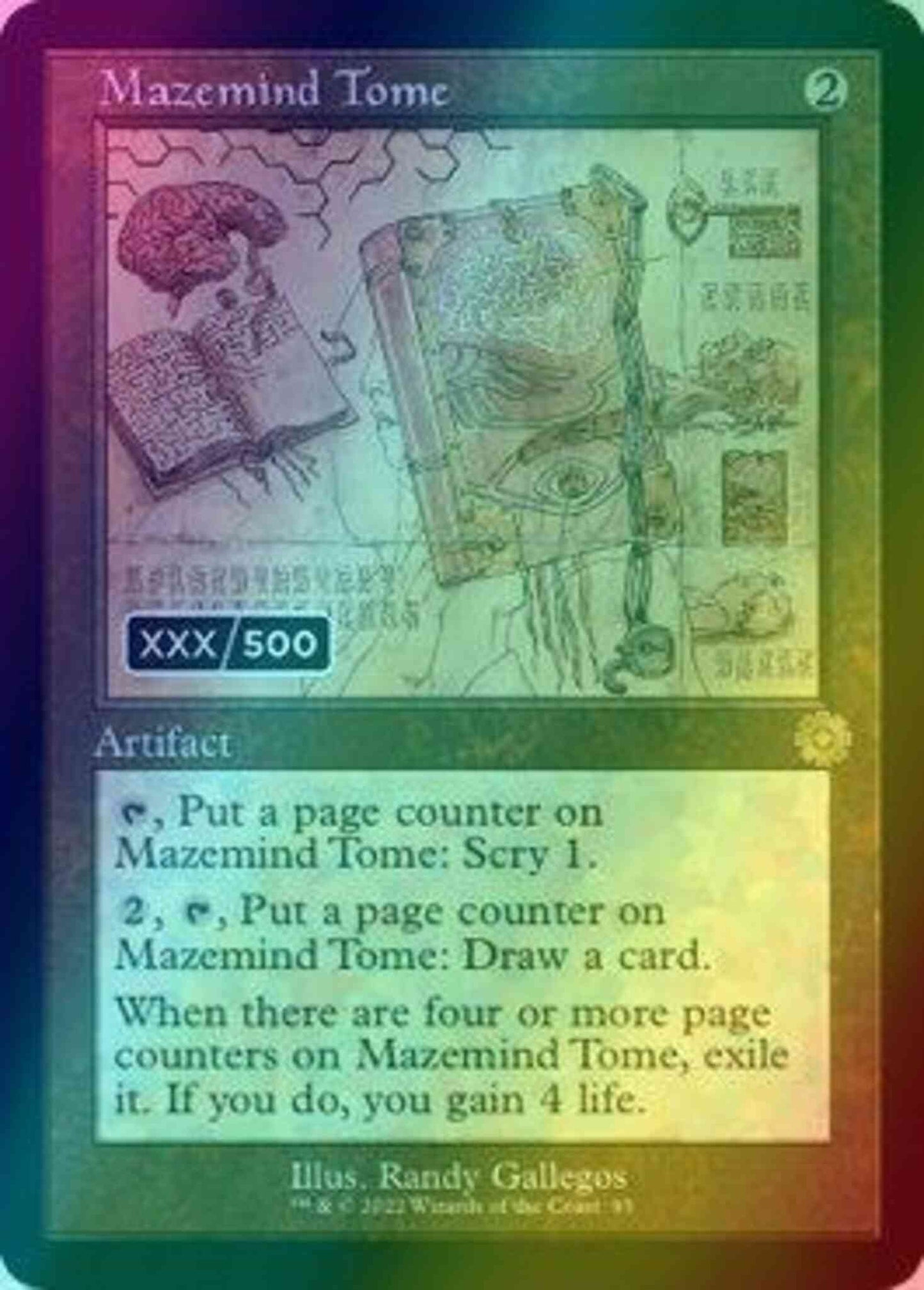 Mazemind Tome - Serial Numbered [93z] [Retro Frame] [Schematic] [The Brothers' War Retro Artifacts] [Foil]
