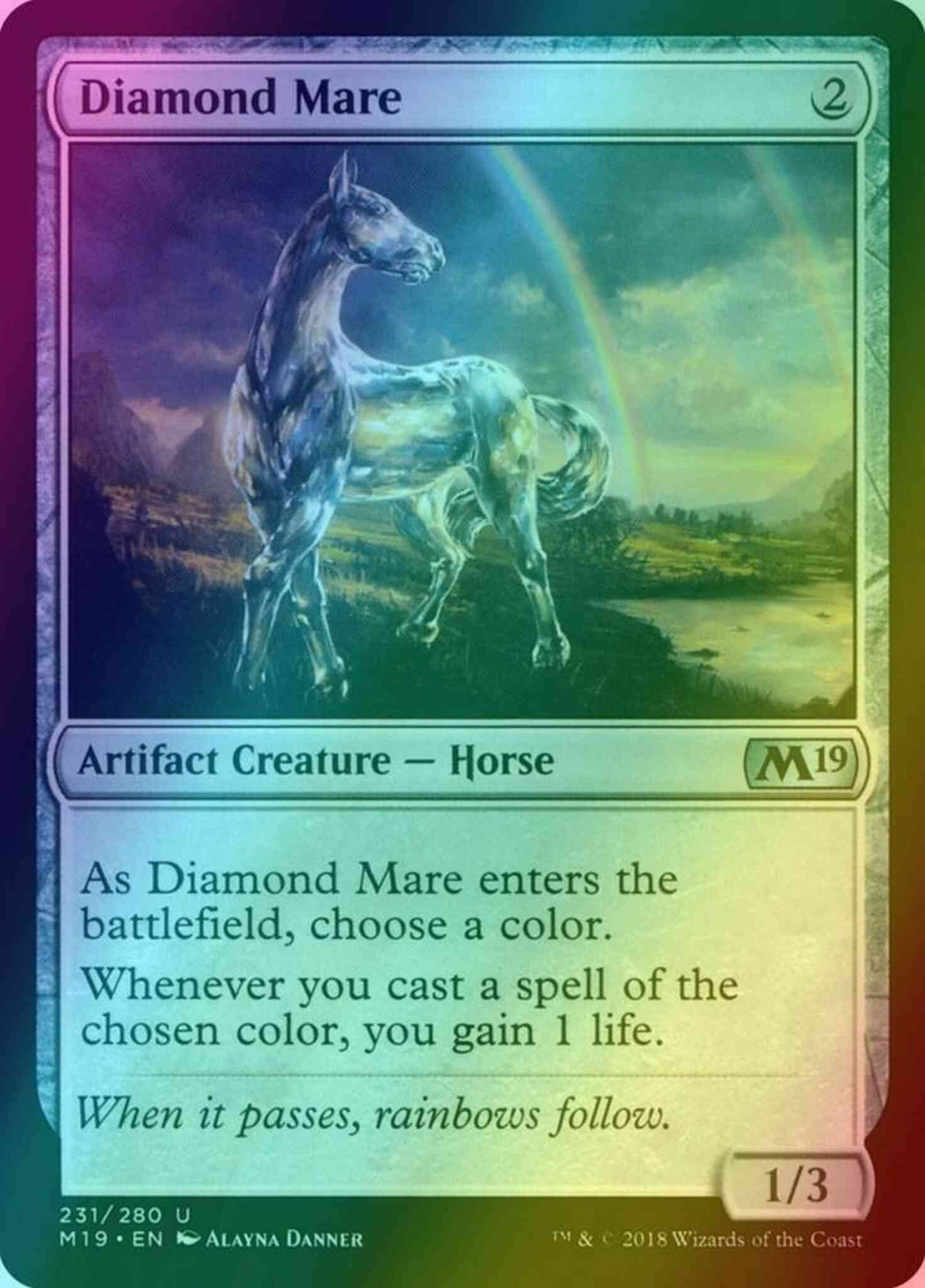 Diamond Mare [231] [Core Set 2019] [Foil]