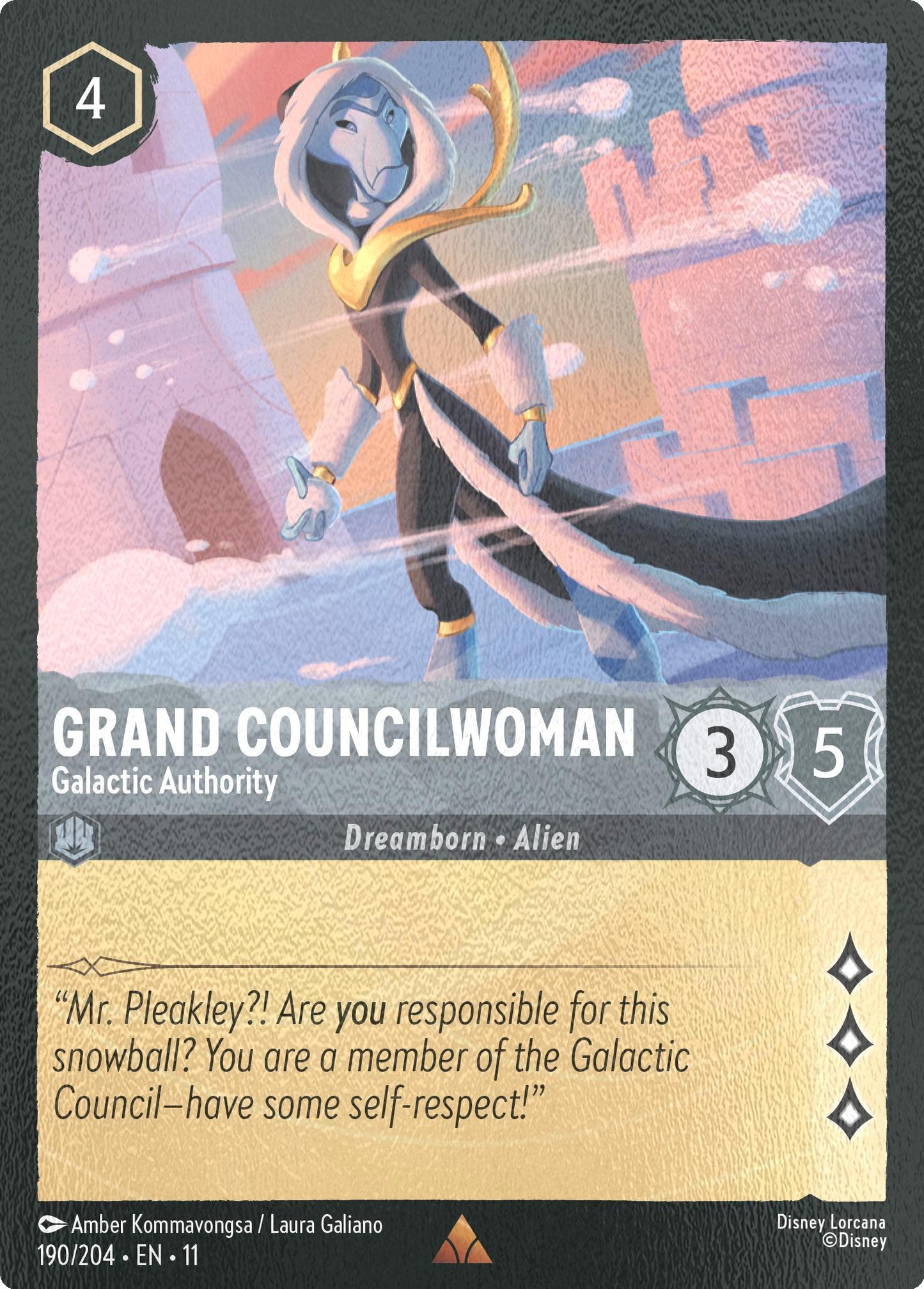 Grand Councilwoman - Galactic Authority - 190/204 [Winterspell] [Cold Foil]