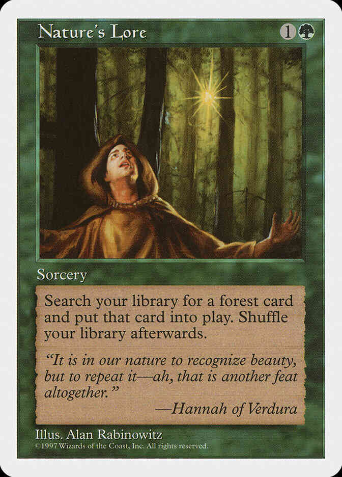 Nature's Lore [316] [Fifth Edition] [Non-Foil]