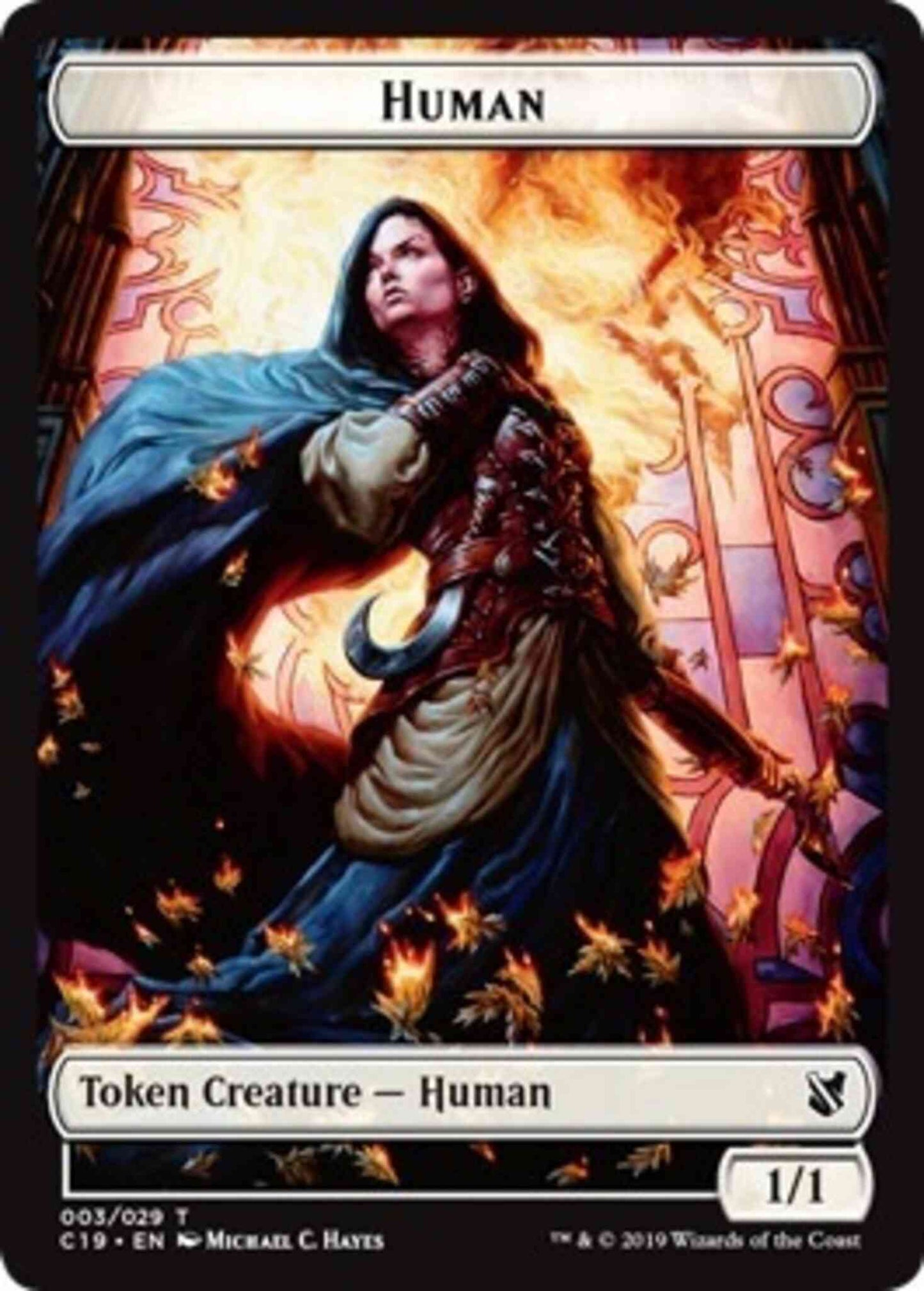 Human Token (03) // Treasure Token (25) [Commander 2019 Tokens] [Non-Foil]