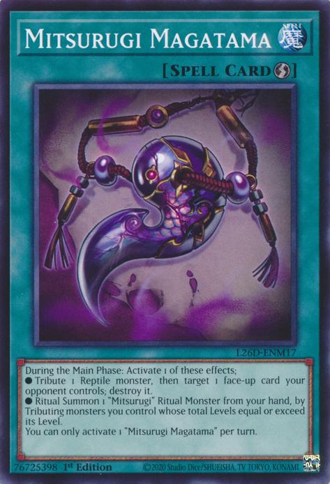 Mitsurugi Magatama - L26D-ENM17 - Common - 1st Edition