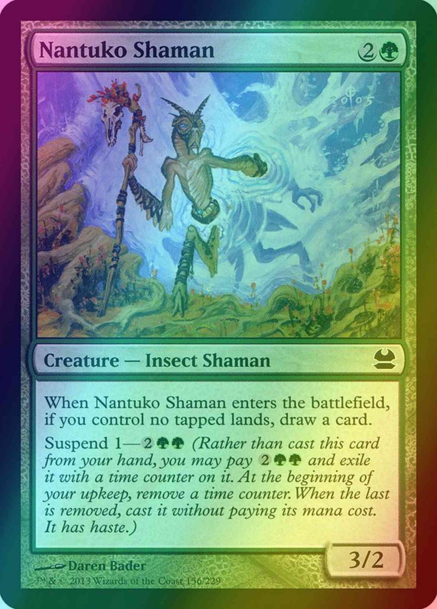 Nantuko Shaman [156] [Modern Masters] [Foil]