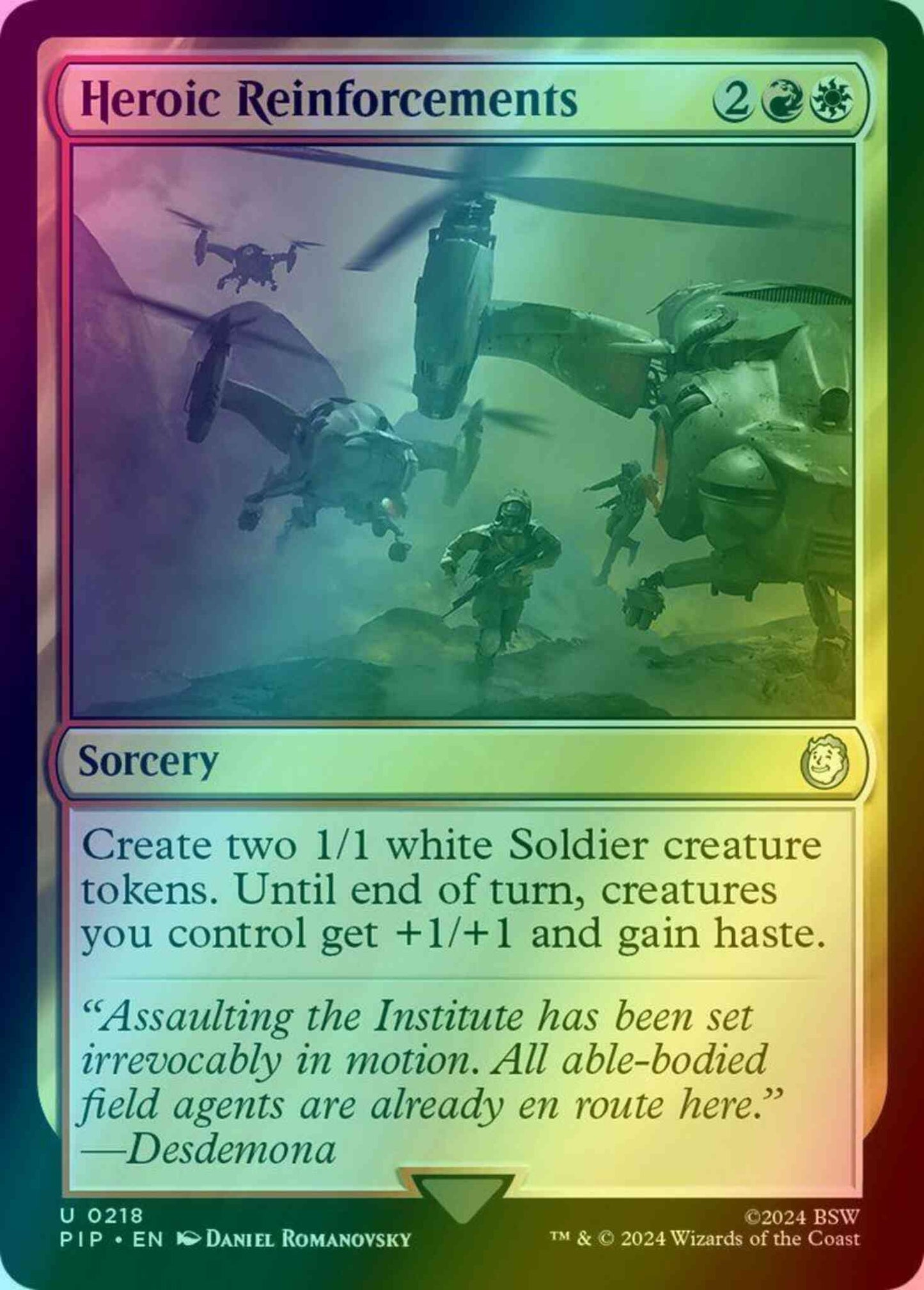 Heroic Reinforcements [218] [Fallout] [Foil]