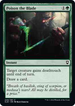 Poison the Blade [248] [Commander Legends: Battle for Baldur's Gate] [Non-Foil]