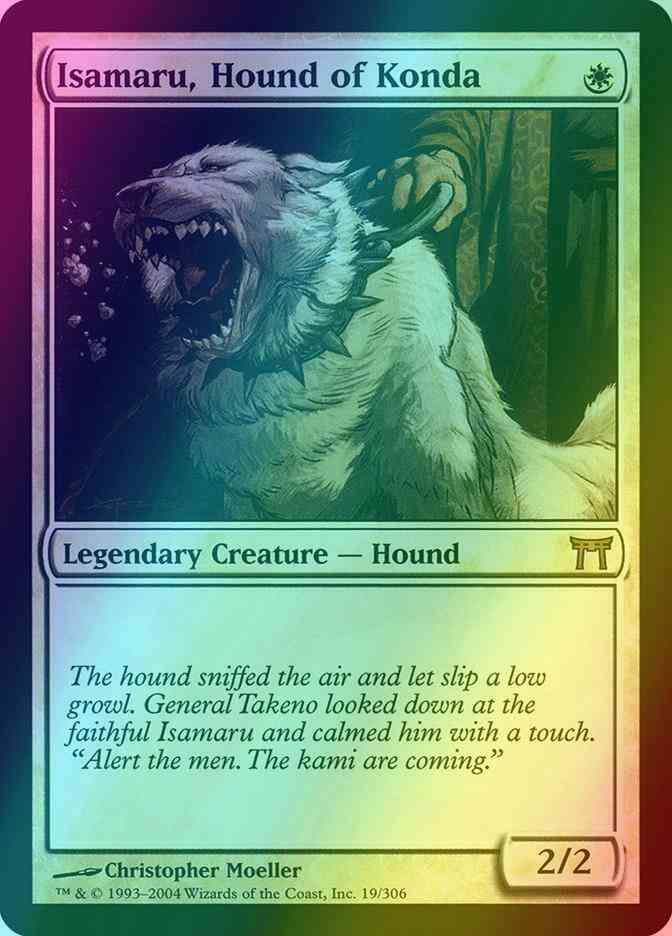 Isamaru, Hound of Konda [19] [Champions of Kamigawa] [Foil]