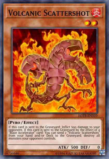 Volcanic Scattershot - FOTB-EN010 - Common - 1st Edition