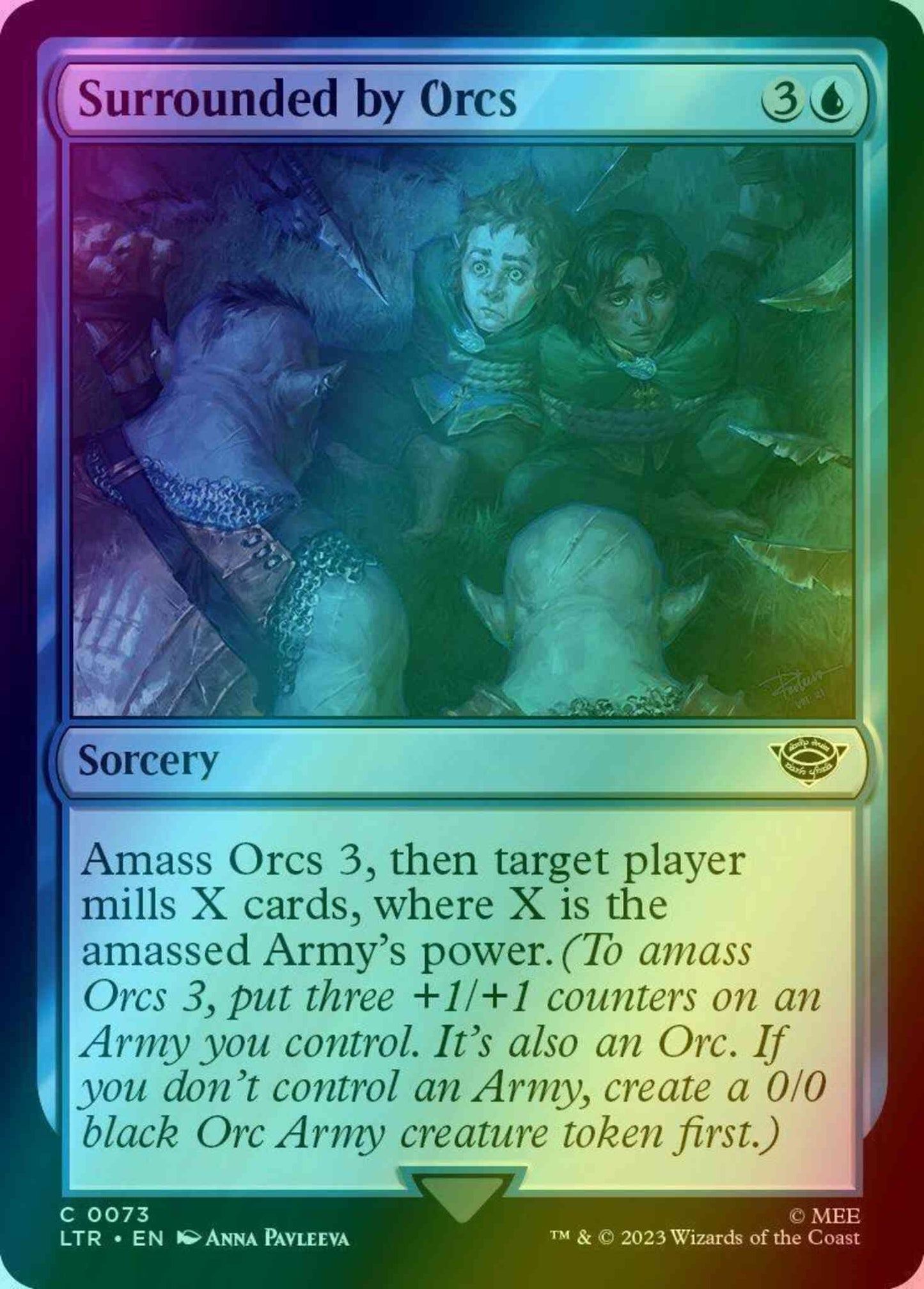 Surrounded by Orcs [73] [The Lord of the Rings: Tales of Middle-earth] [Foil]