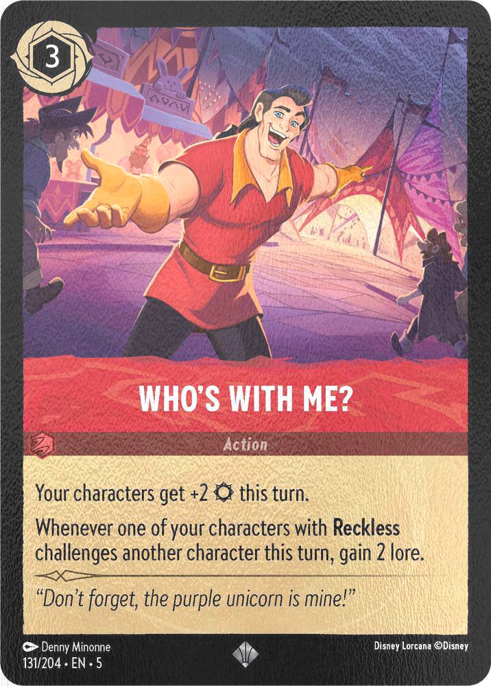 Who's With Me? - 131/204 [Shimmering Skies] [Cold Foil]