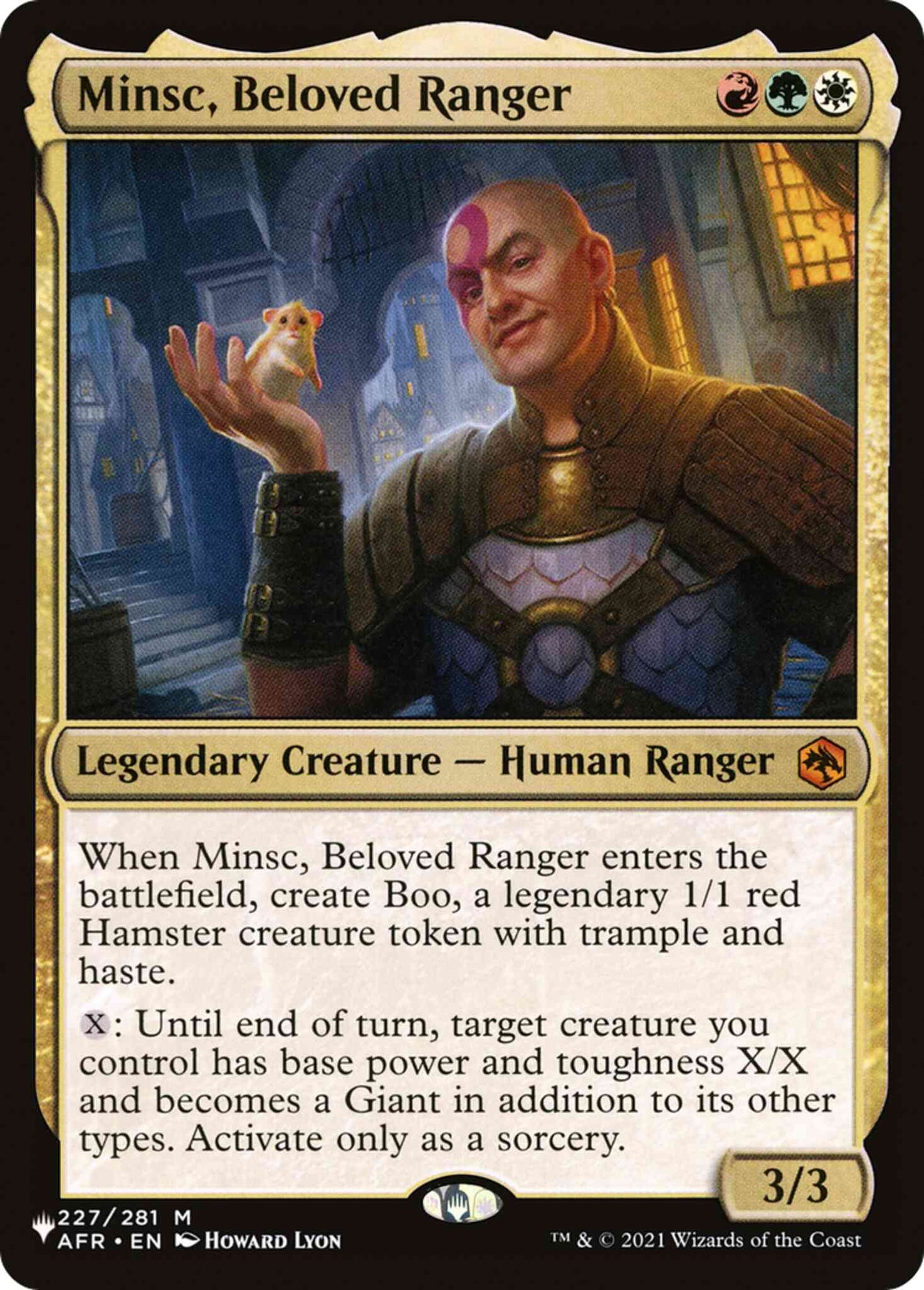 Minsc, Beloved Ranger [AFR-227] [The List] [Non-Foil]