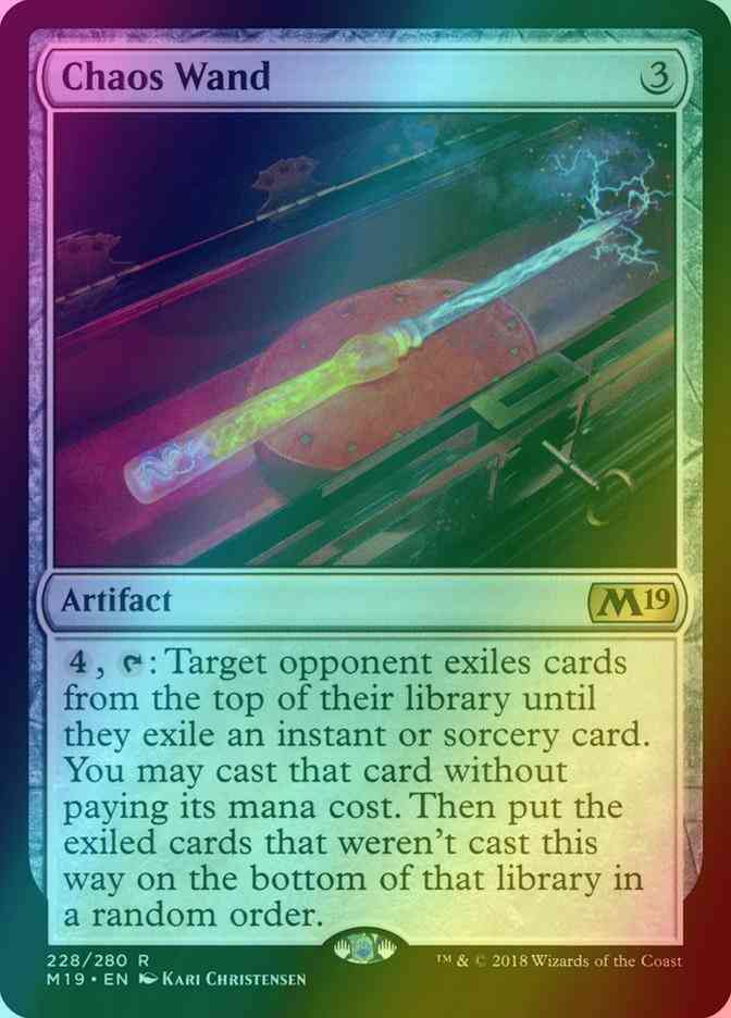 Chaos Wand [228] [Core Set 2019] [Foil]