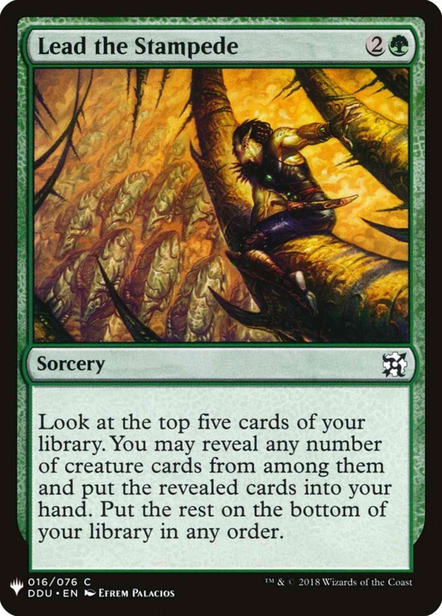 Lead the Stampede [DDU-16] [The List] [Non-Foil]