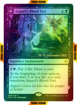 Arguel's Blood Fast // Temple of Aclazotz [90s] [Ixalan Promos] [Foil]