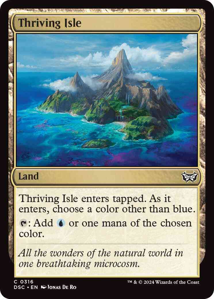 Thriving Isle [316] [Duskmourn: House of Horror: Commander] [Non-Foil]