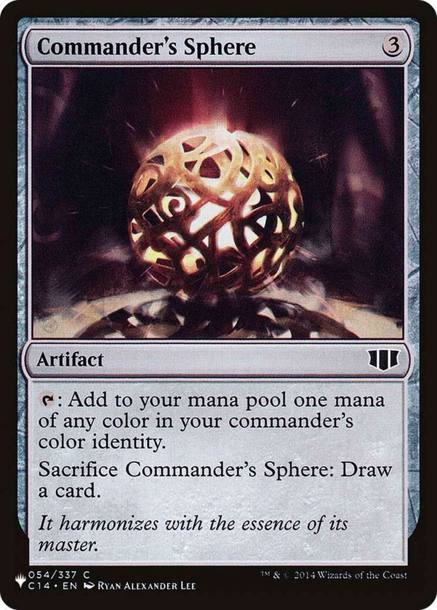 Commander's Sphere [C14-54] [The List] [Non-Foil]