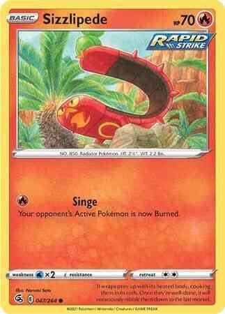 Sizzlipede - 047/264 - Common [SWSH8-047] [Non-Holo]