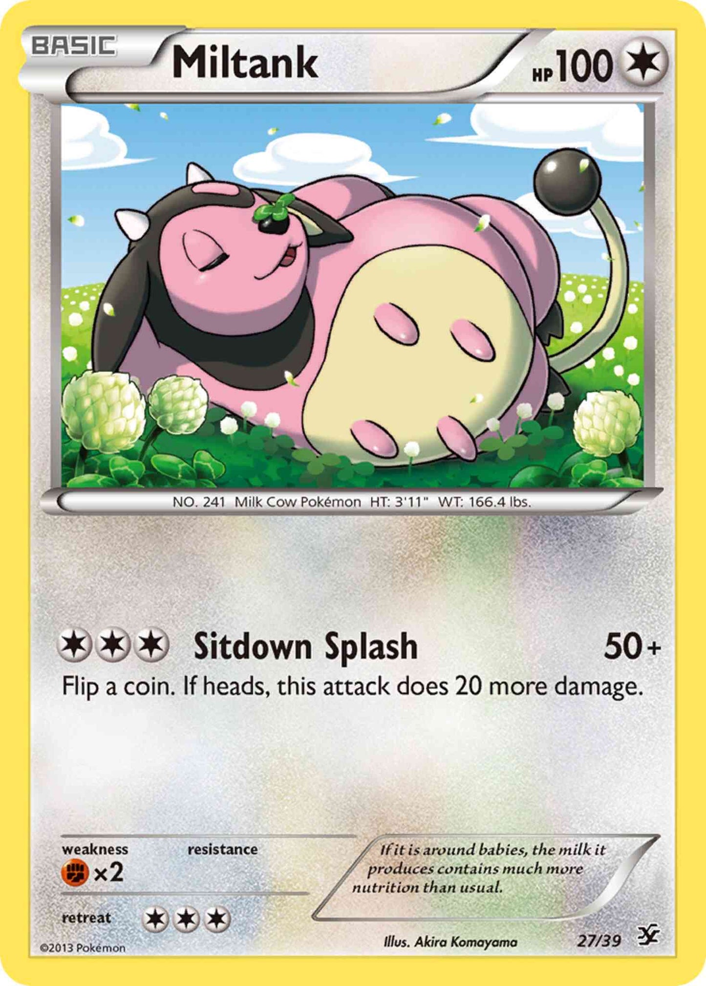 Miltank - 27/39 -  [xy0-27] [Non-Holo]