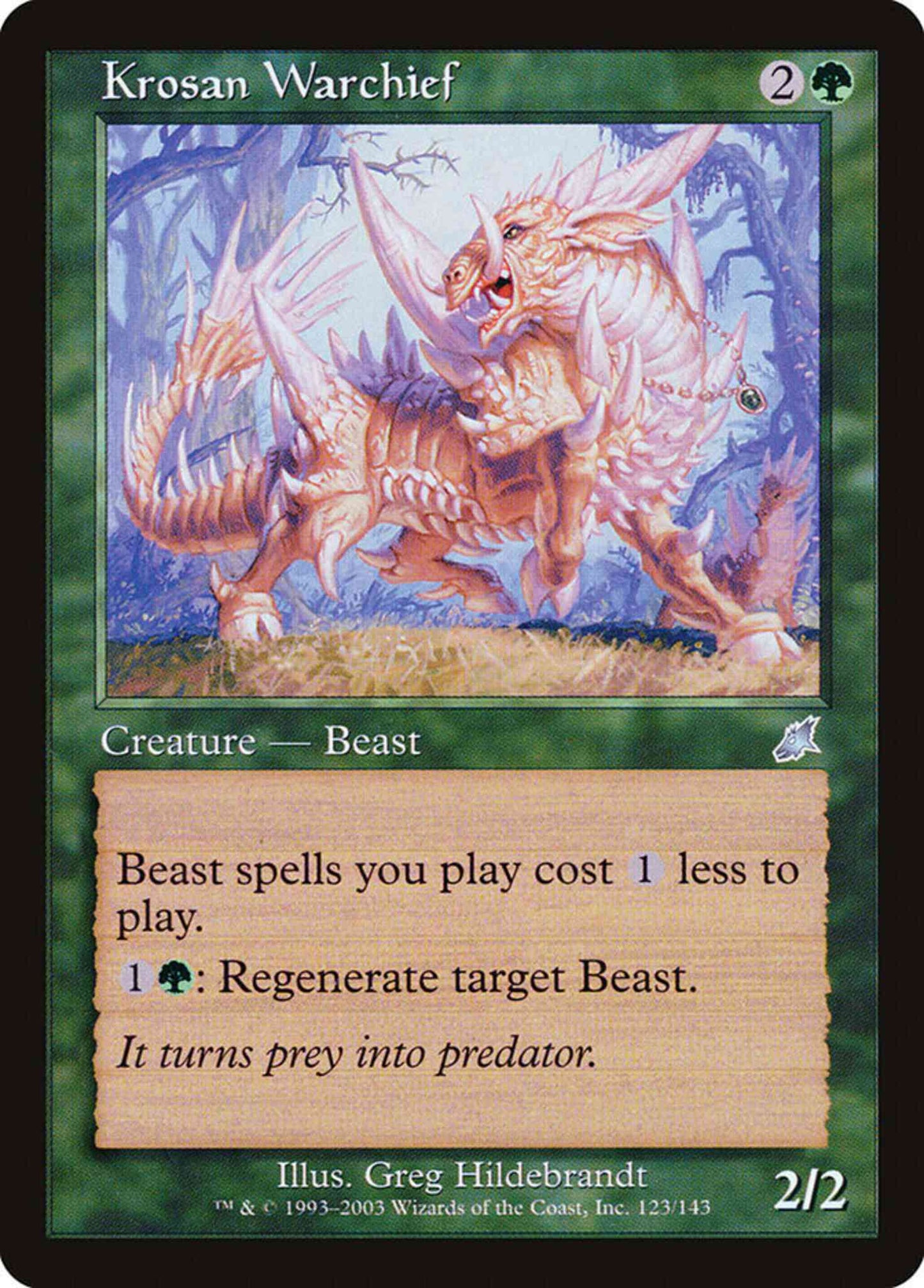 Krosan Warchief [123] [Scourge] [Non-Foil]