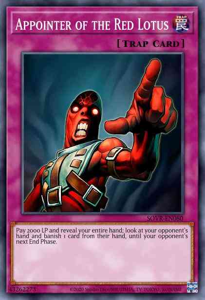 Appointer of the Red Lotus - SOVR-EN080 - Common - 1st Edition