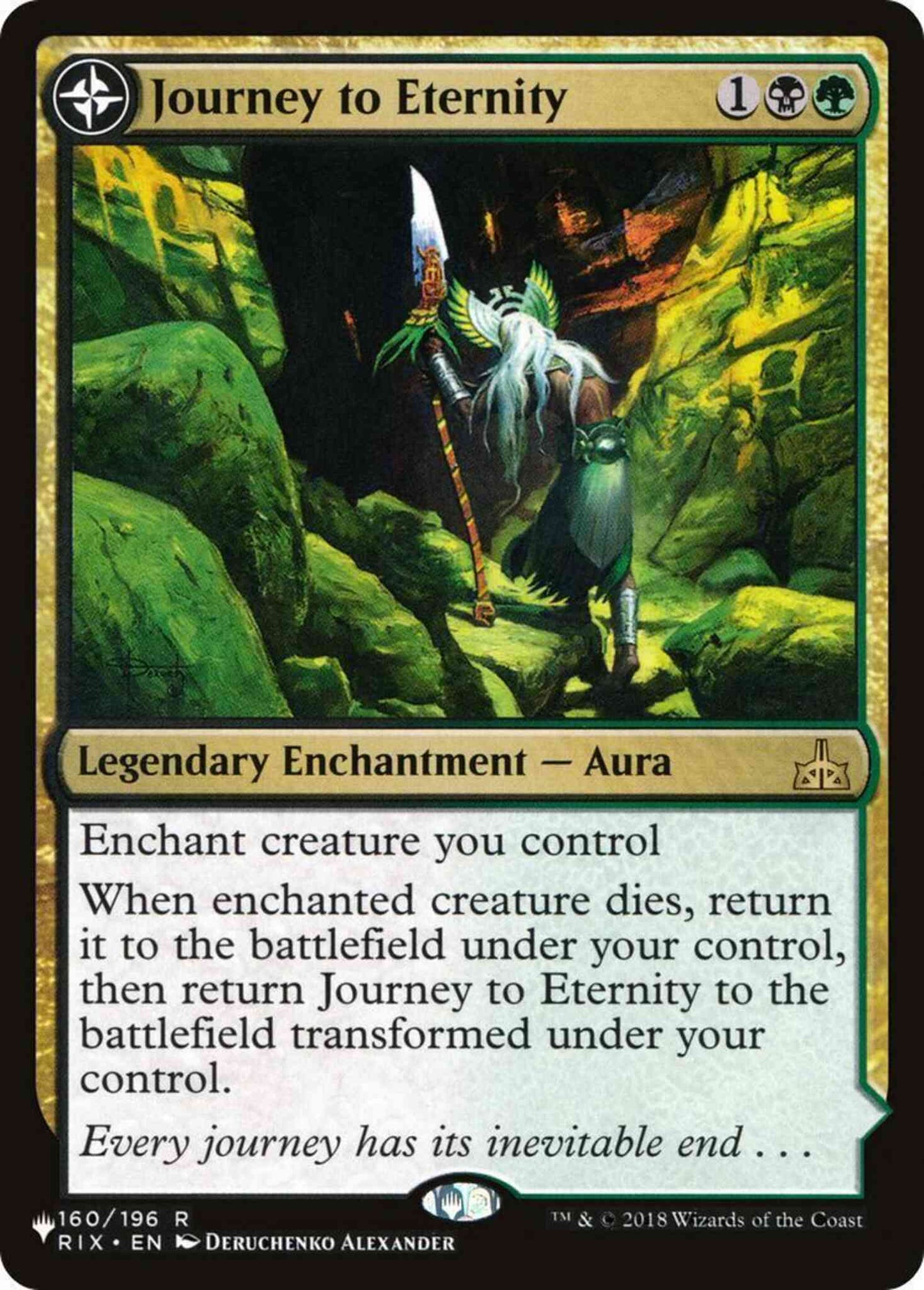 Journey to Eternity // Atzal, Cave of Eternity [RIX-160] [The List] [Non-Foil]