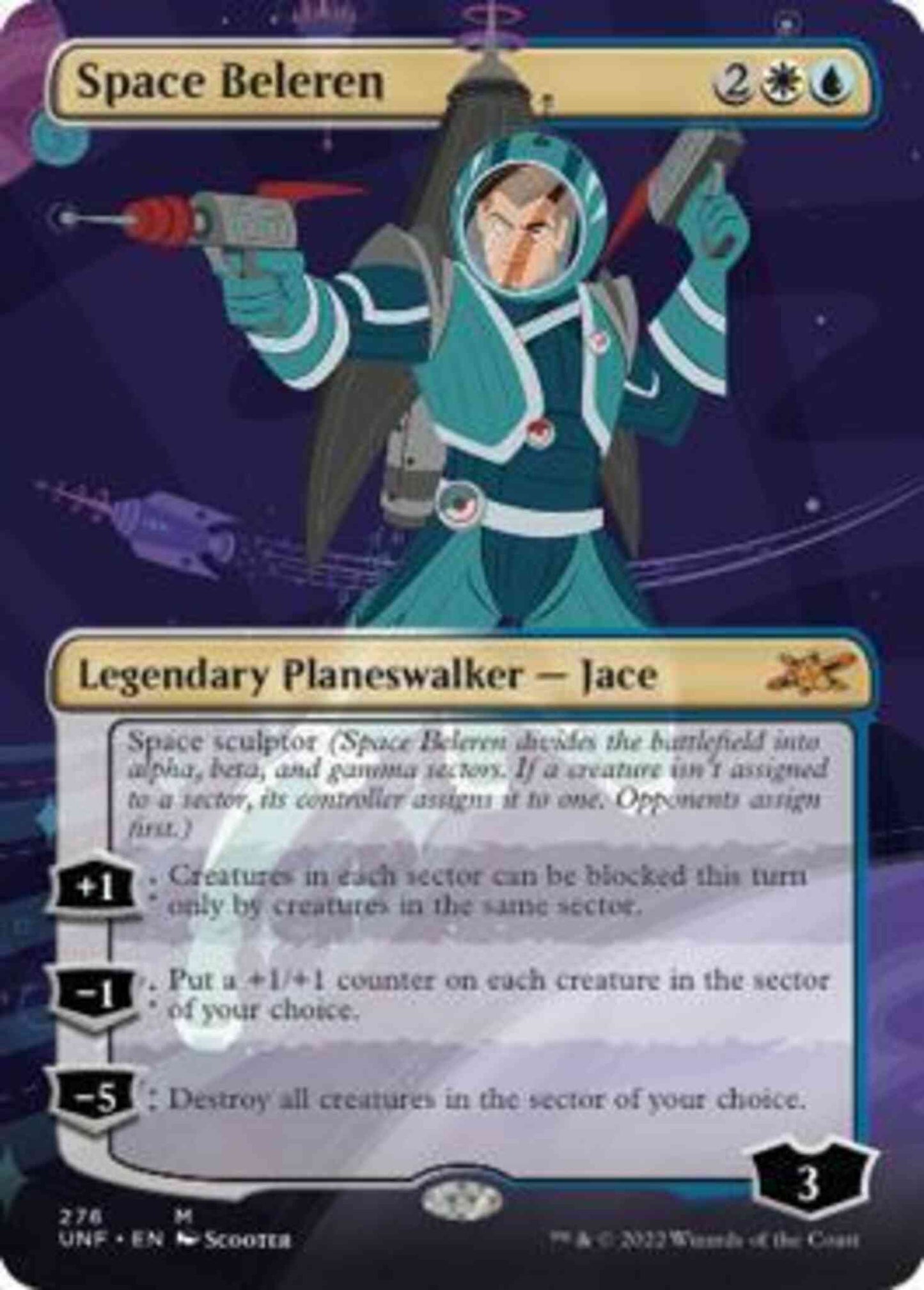 Space Beleren [276] [Borderless] [Showcase Cards of Tomorrow] [Unfinity] [Non-Foil]