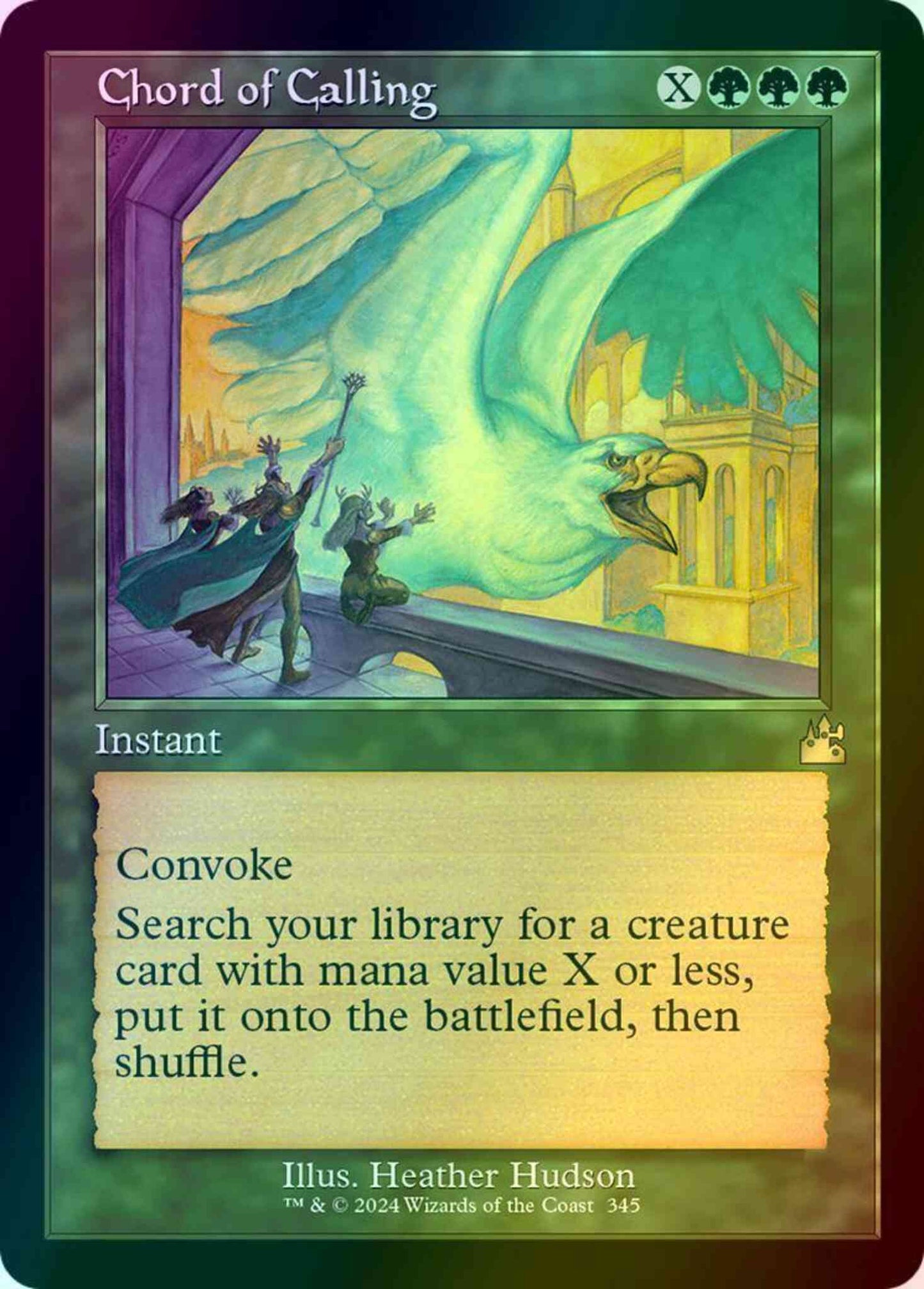 Chord of Calling [345] [Retro Frame] [Ravnica Remastered] [Foil]