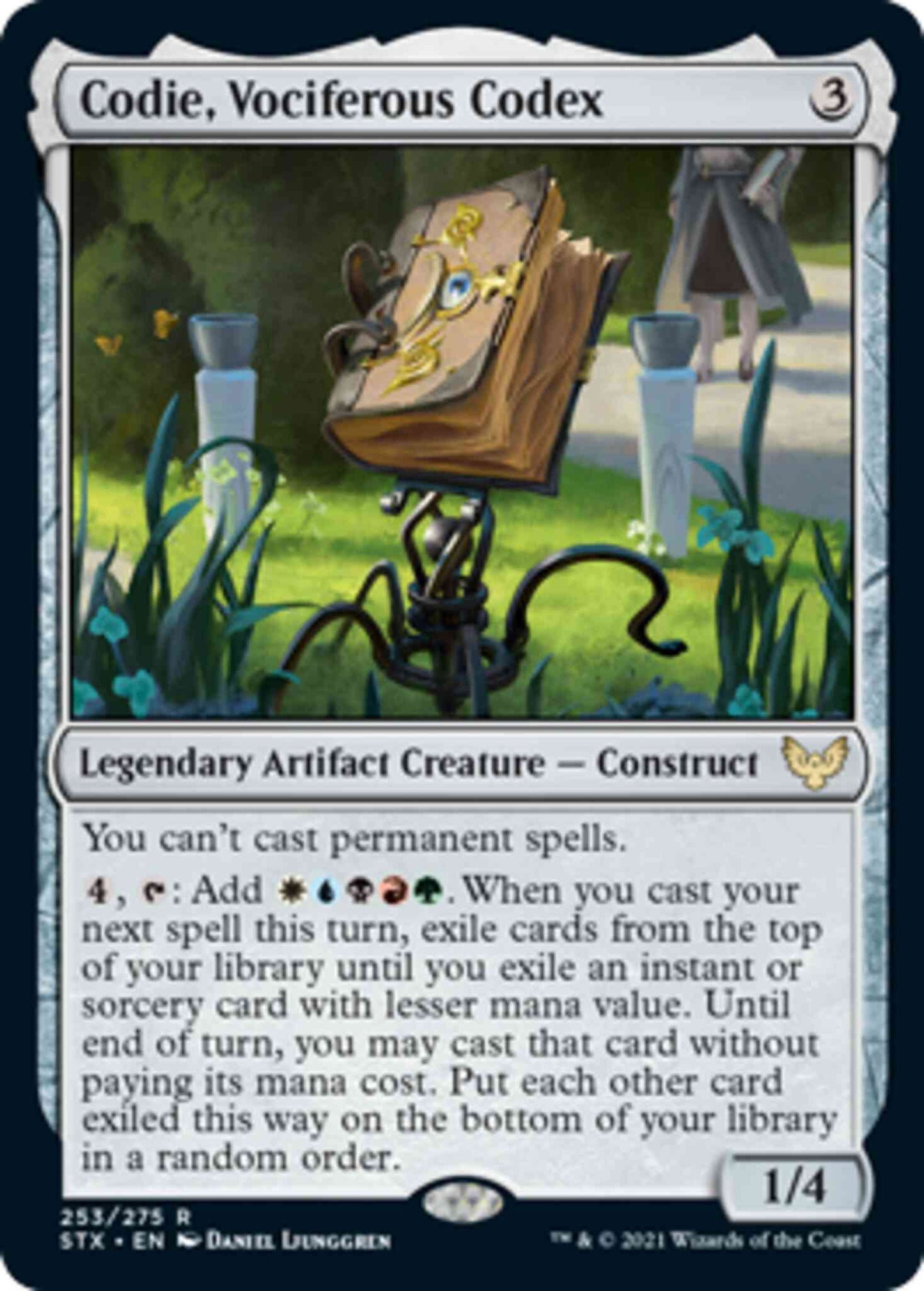 Codie, Vociferous Codex [253] [Strixhaven: School of Mages] [Non-Foil]