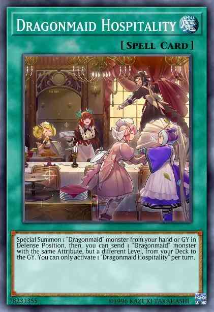 Dragonmaid Hospitality - MYFI-EN023 - Super Rare - 1st Edition