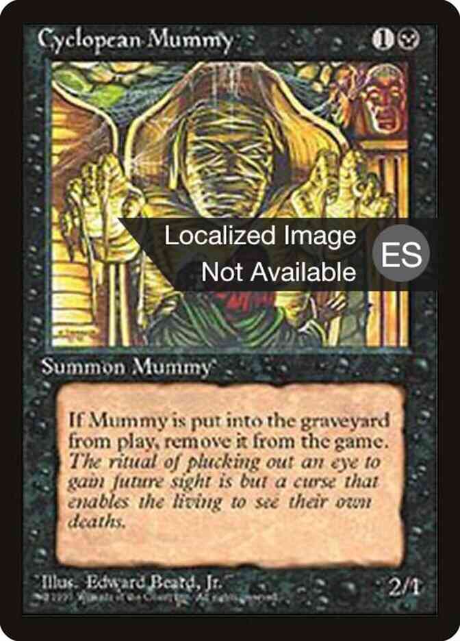 Cyclopean Mummy - Spanish [128] [Fourth Edition Black Border: Spanish] [Non-Foil]