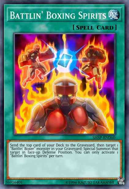 Battlin' Boxing Spirits - SHSP-EN060 - Super Rare - Unlimited