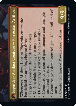 Phyrexian Dragon Engine // Mishra, Lost to Phyrexia [163a] [The Brothers' War] [Non-Foil]