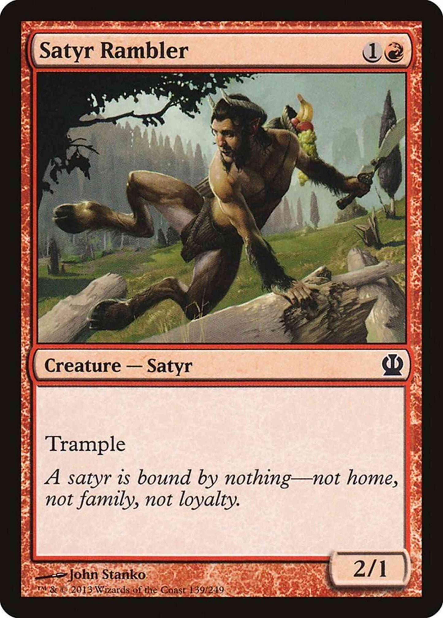 Satyr Rambler [139] [Theros] [Non-Foil]