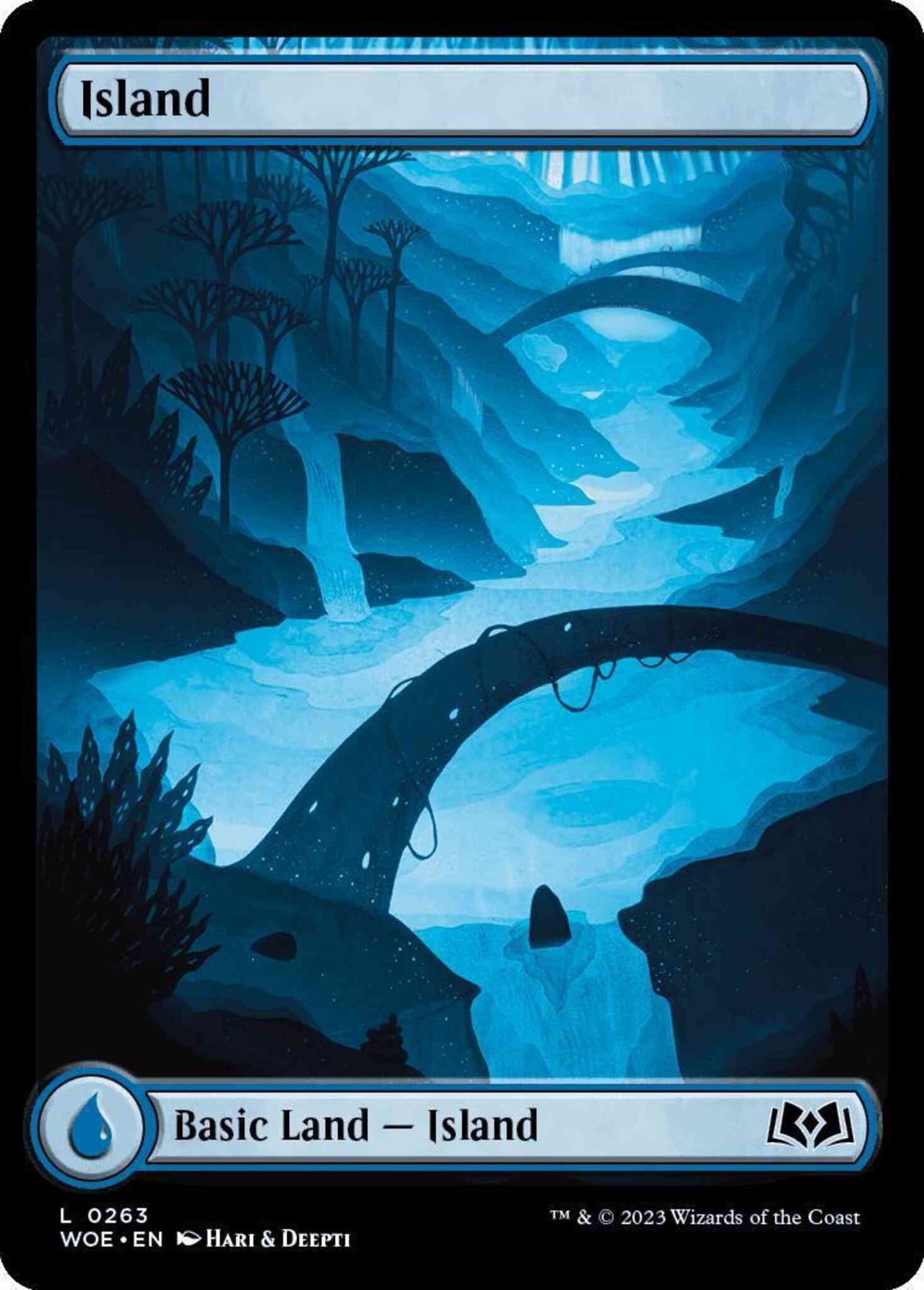 Island [263] [Full Art] [Wilds of Eldraine] [Non-Foil]