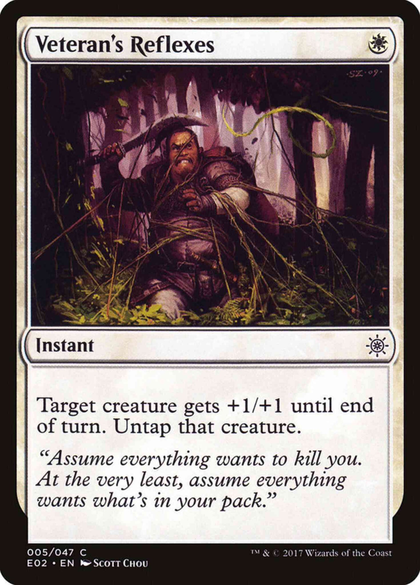 Veteran's Reflexes [5] [Explorers of Ixalan] [Non-Foil]