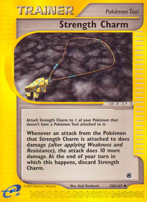Strength Charm - 150/165 - Uncommon [ecard1-150] [Reverse Holo]