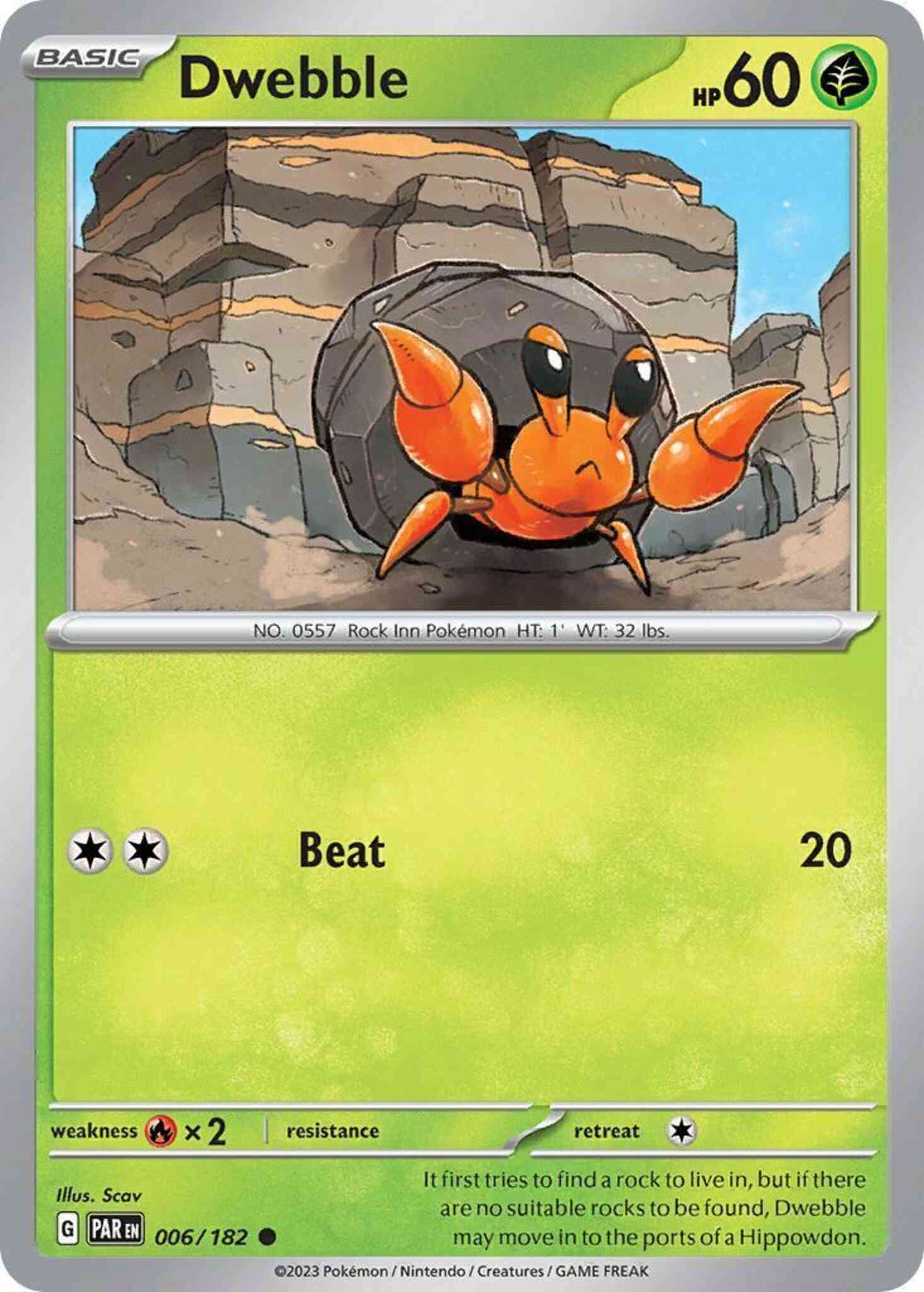 Dwebble - 006/182 - Common [sv04-006] [Non-Holo]