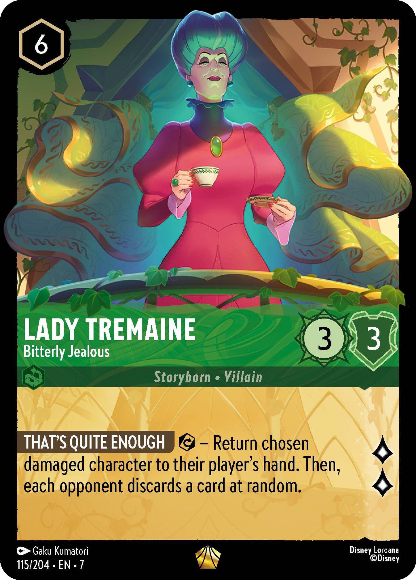 Lady Tremaine - Bitterly Jealous - 115/204 [Archazia's Island] [Non-Foil]