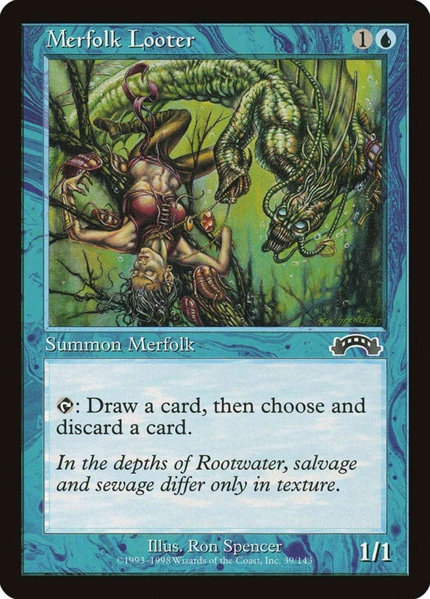 Merfolk Looter [39] [Exodus] [Non-Foil]
