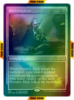 Portable Hole [398] [Dark Frame Promo Pack] [Adventures in the Forgotten Realms] [Foil]
