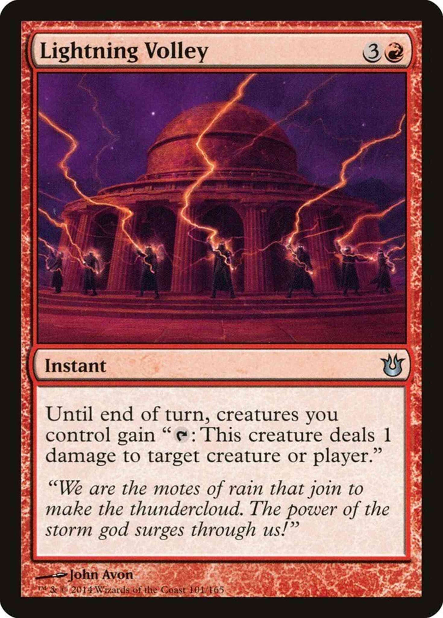 Lightning Volley [101] [Born of the Gods] [Non-Foil]