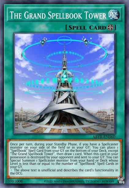 The Grand Spellbook Tower - ABYR-EN060 - Secret Rare - Unlimited