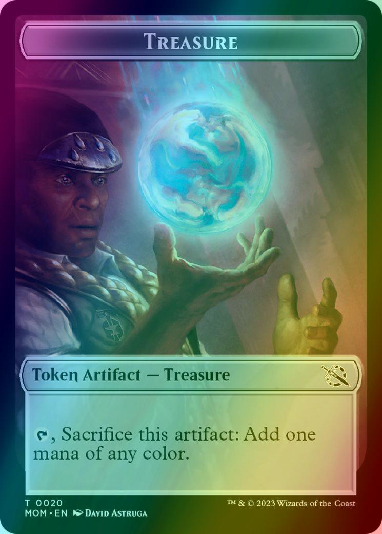 Thopter Token (19) // Treasure Token (20) [March of the Machine: Tokens] [Foil]