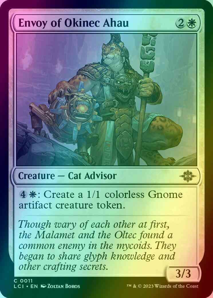 Envoy of Okinec Ahau [11] [The Lost Caverns of Ixalan] [Foil]