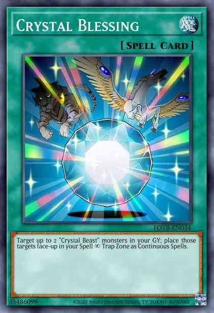 Crystal Blessing - LCGX-EN165 - Rare - Unlimited