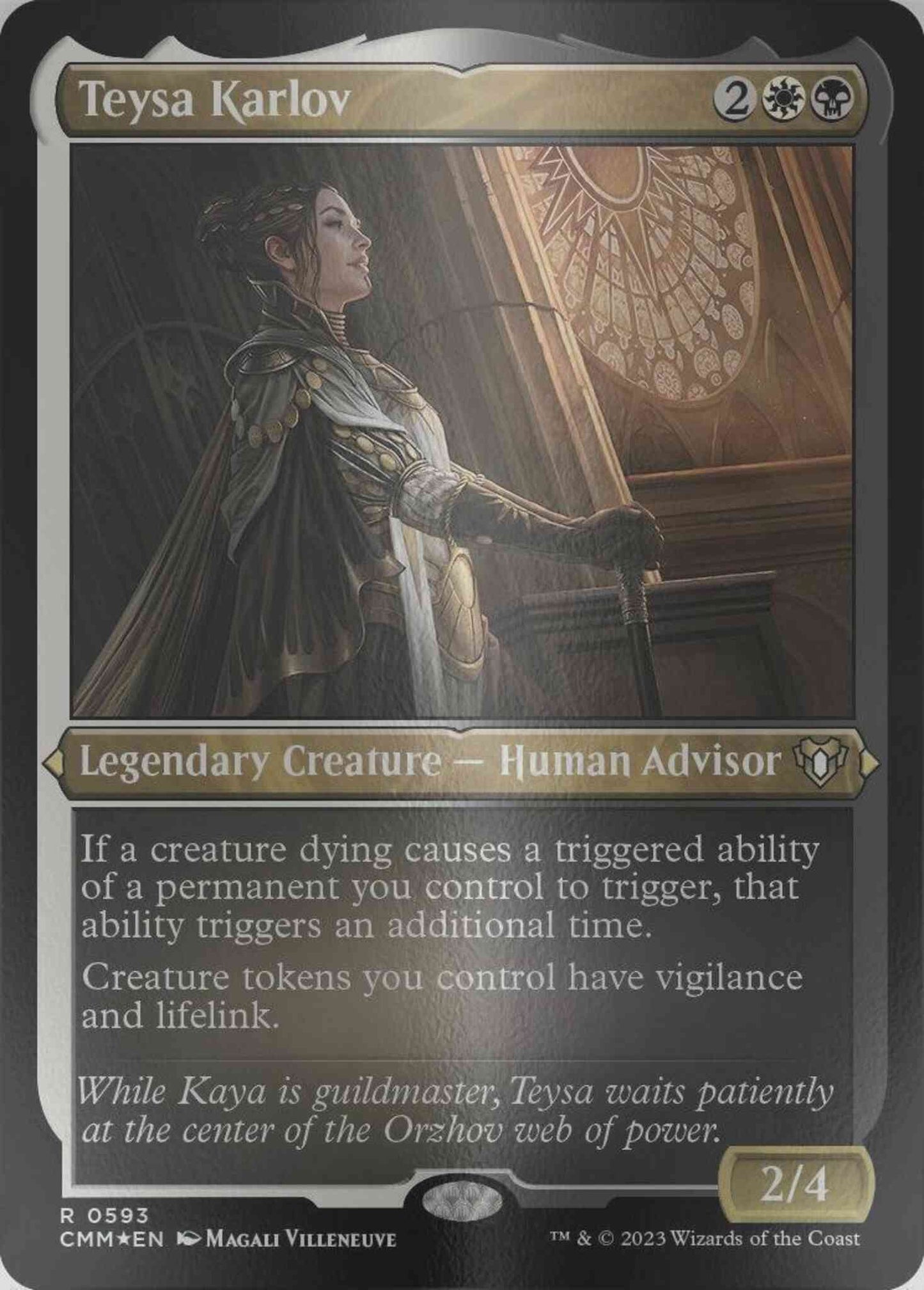 Teysa Karlov [593] [Commander Masters] [Etched Foil]