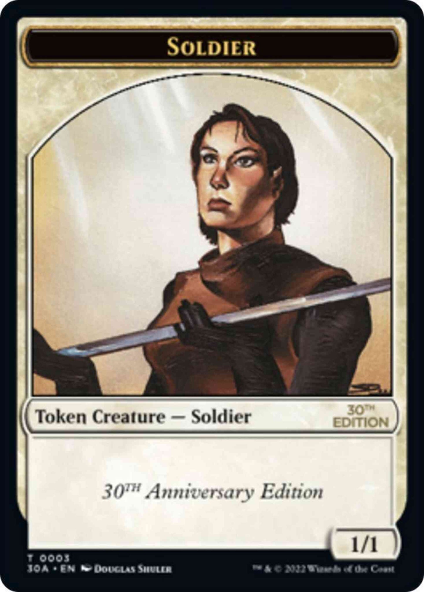 Soldier Token [03] [30th Anniversary Edition: Tokens] [Non-Foil]
