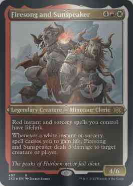 Firesong and Sunspeaker [497] [Double Masters 2022] [Etched Foil]